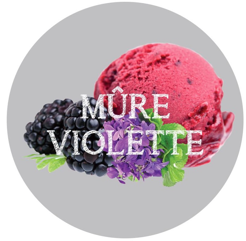 Sorbet mûre violette Livraison Retrait Cabiron Traiteur